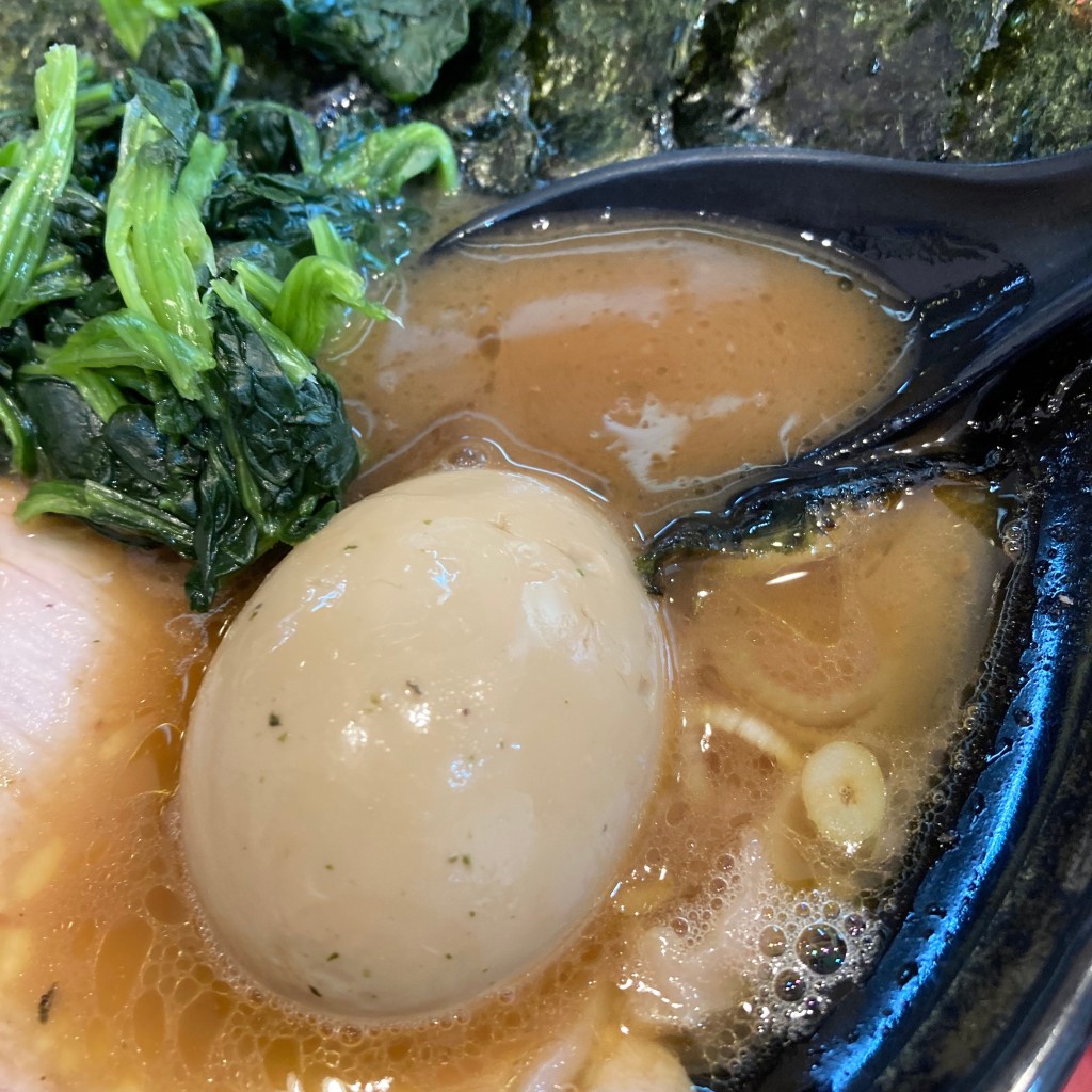 ユーザーが投稿したラーメン(トッピングは味玉、海苔)の写真 - 実際訪問したユーザーが直接撮影して投稿した下永谷ラーメン専門店ラーメン環2家の写真