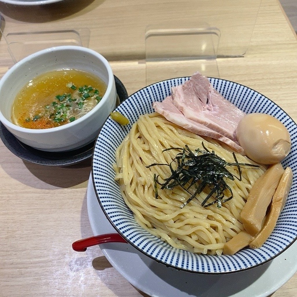 ユーザーが投稿した塩つけ麺SPの写真 - 実際訪問したユーザーが直接撮影して投稿した上野ラーメン専門店鯛塩そば 灯花 アトレ上野店の写真