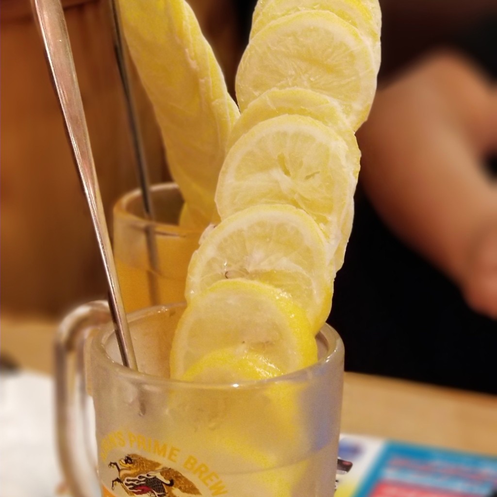 ユーザーが投稿した凍結レモンサワーの写真 - 実際訪問したユーザーが直接撮影して投稿した栄町居酒屋目利きの銀次 小田原東口駅前店の写真