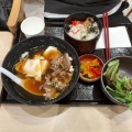 肉吸い定食 - 実際訪問したユーザーが直接撮影して投稿した潮江丼もの炙り肉重 ステーキ重 明尚苑 あまがさきQsモール店の写真のメニュー情報