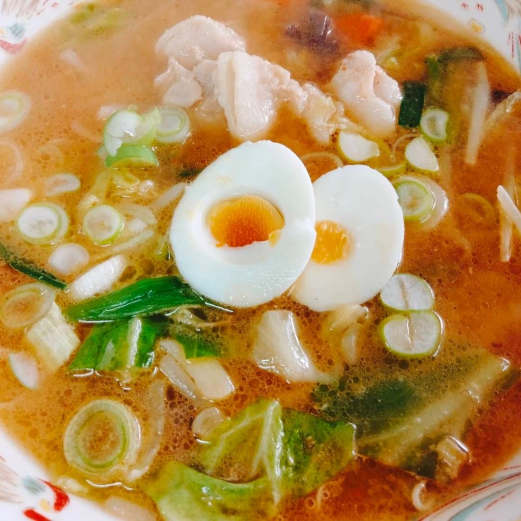 ユーザーが投稿した味噌󠄀ラーメンの写真 - 実際訪問したユーザーが直接撮影して投稿した沼館定食屋沼館食堂の写真