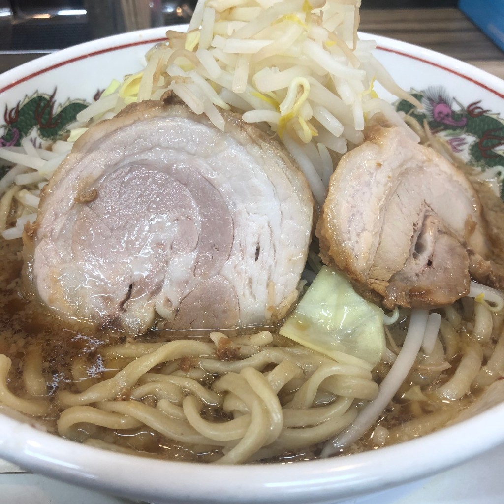 ユーザーが投稿したラーメン、ニンニクなし、野菜の写真 - 実際訪問したユーザーが直接撮影して投稿した観光通ラーメン / つけ麺ダントツラーメン 岡山一番店の写真