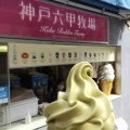 ピスタチオソフトクリーム - 実際訪問したユーザーが直接撮影して投稿した北野町スイーツ神戸六甲牧場 北野本店の写真のメニュー情報