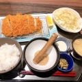 Lunchロースと海老膳 - 実際訪問したユーザーが直接撮影して投稿した西新宿とんかつ覇王樹 さぼてん本店 東京オペラシティ店の写真のメニュー情報