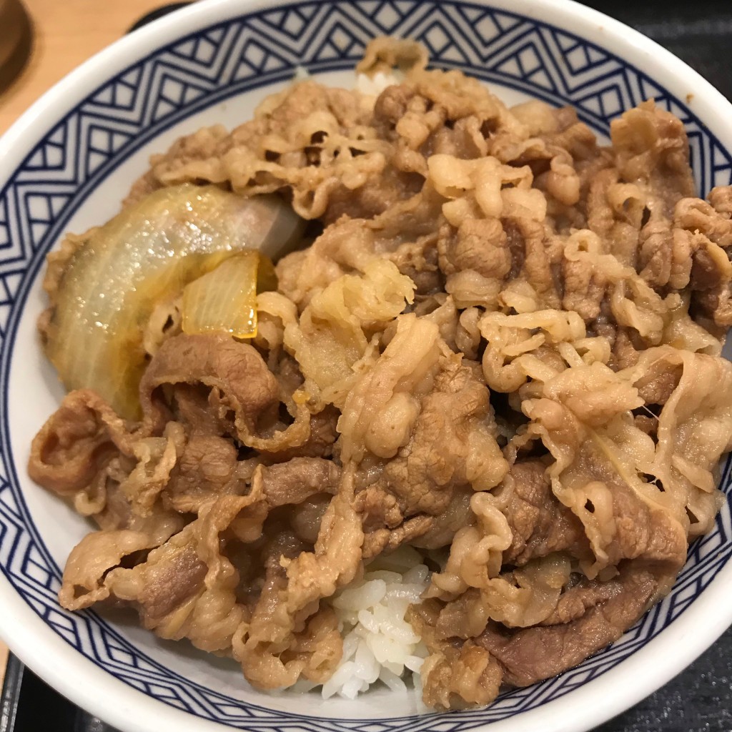 ユーザーが投稿した牛丼の写真 - 実際訪問したユーザーが直接撮影して投稿した長丘牛丼吉野家 大池通り長丘店の写真