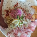 泡ラーメン - 実際訪問したユーザーが直接撮影して投稿した七里ガ浜東ラーメン / つけ麺AWANOUTAの写真のメニュー情報