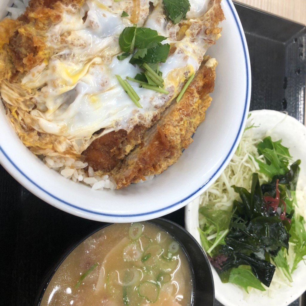 ユーザーが投稿したカツ丼(竹)の写真 - 実際訪問したユーザーが直接撮影して投稿した大戸とんかつかつや さいたま南与野店の写真