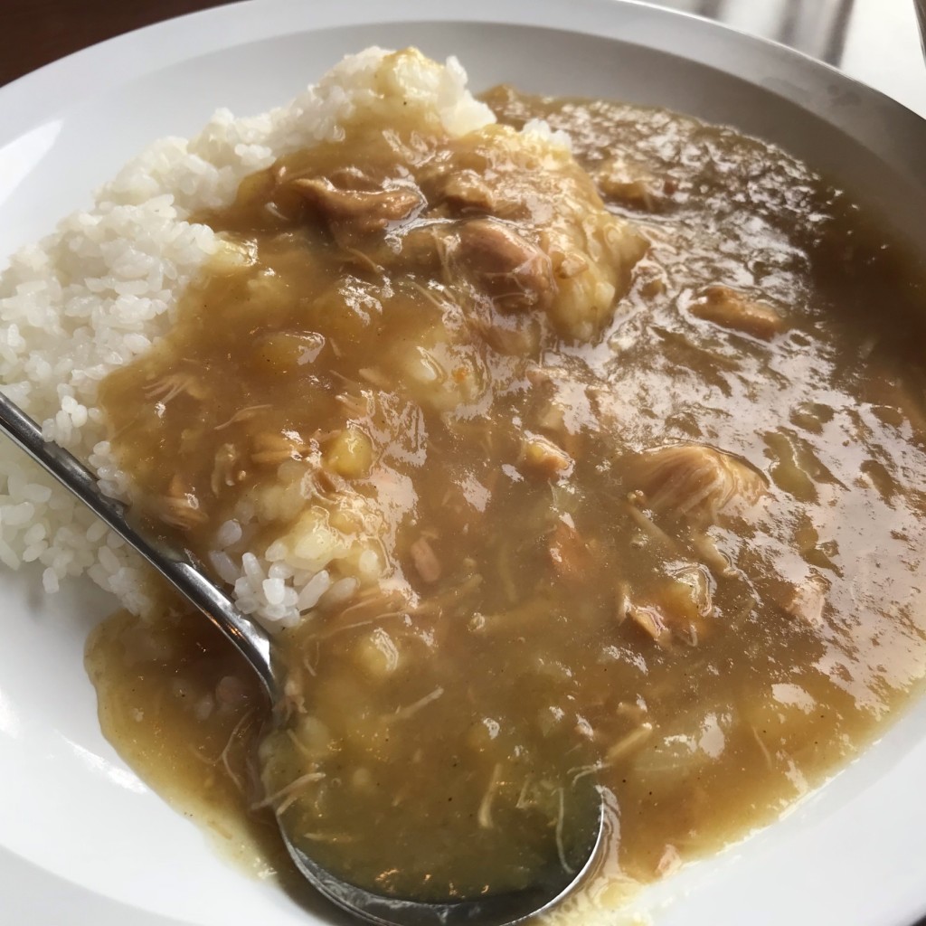 ユーザーが投稿した鶏肉カレー飯の写真 - 実際訪問したユーザーが直接撮影して投稿した中曽根町台湾料理味源の写真