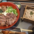 牛たんとカルビ丼 - 実際訪問したユーザーが直接撮影して投稿した酒殿牛タン仙台牛たん横丁with麦とろヘルシー麺 イオンモール福岡店の写真のメニュー情報