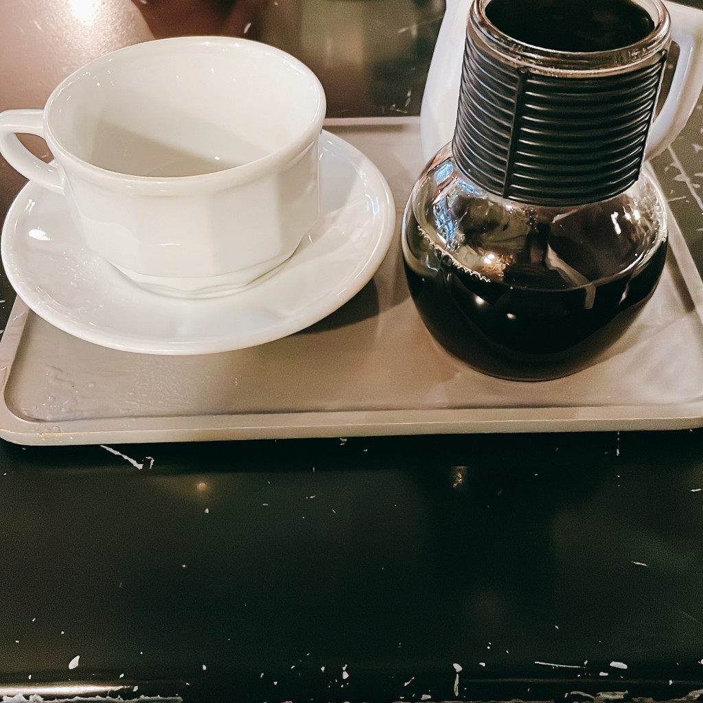 ユーザーが投稿したカフェオレの写真 - 実際訪問したユーザーが直接撮影して投稿した東立売町カフェカフェ タイガーの写真
