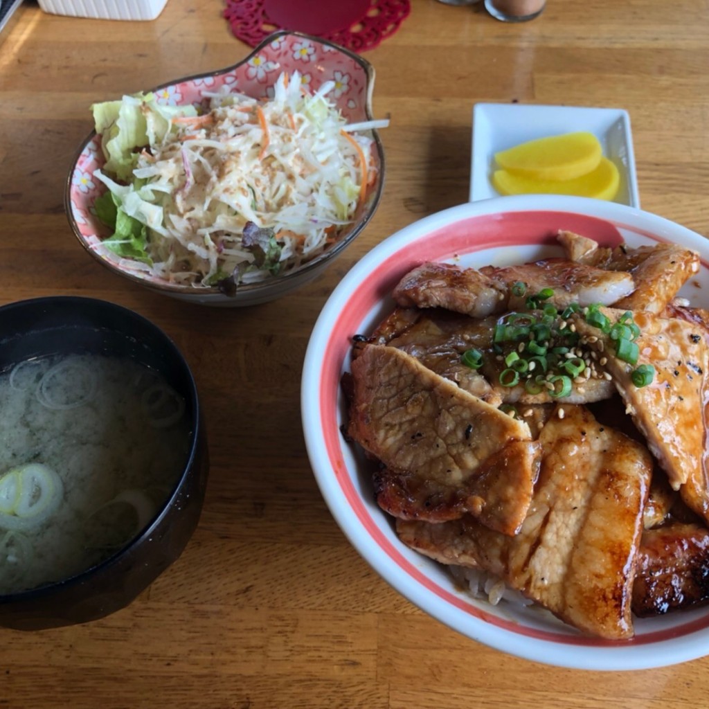 ユーザーが投稿した食べ比べ丼の写真 - 実際訪問したユーザーが直接撮影して投稿した西二十三条北丼ものとかち豚丼 夢の蔵の写真