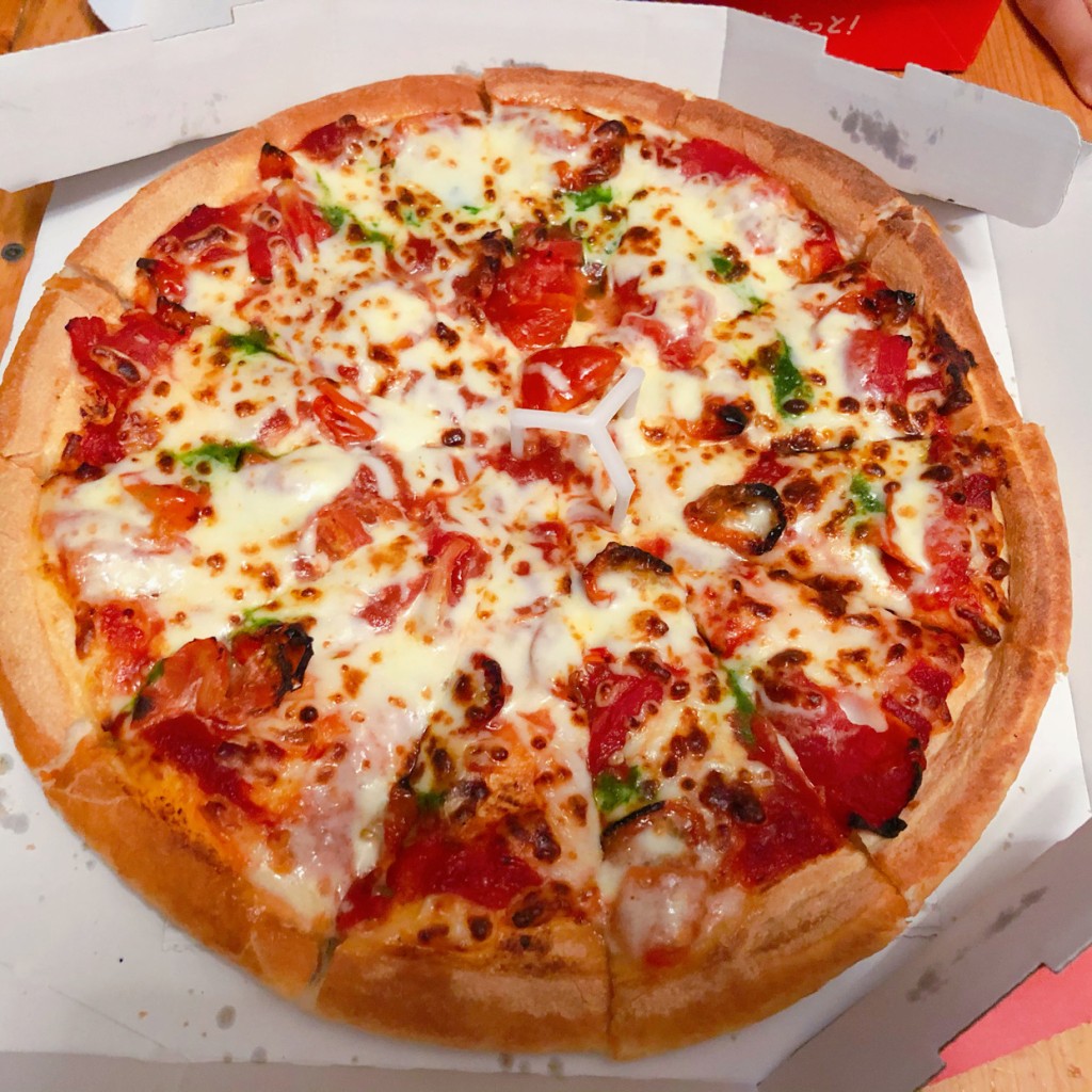 ユーザーが投稿したプレミアム・マルゲリータの写真 - 実際訪問したユーザーが直接撮影して投稿した二本松ピザピザハット 二本松店の写真