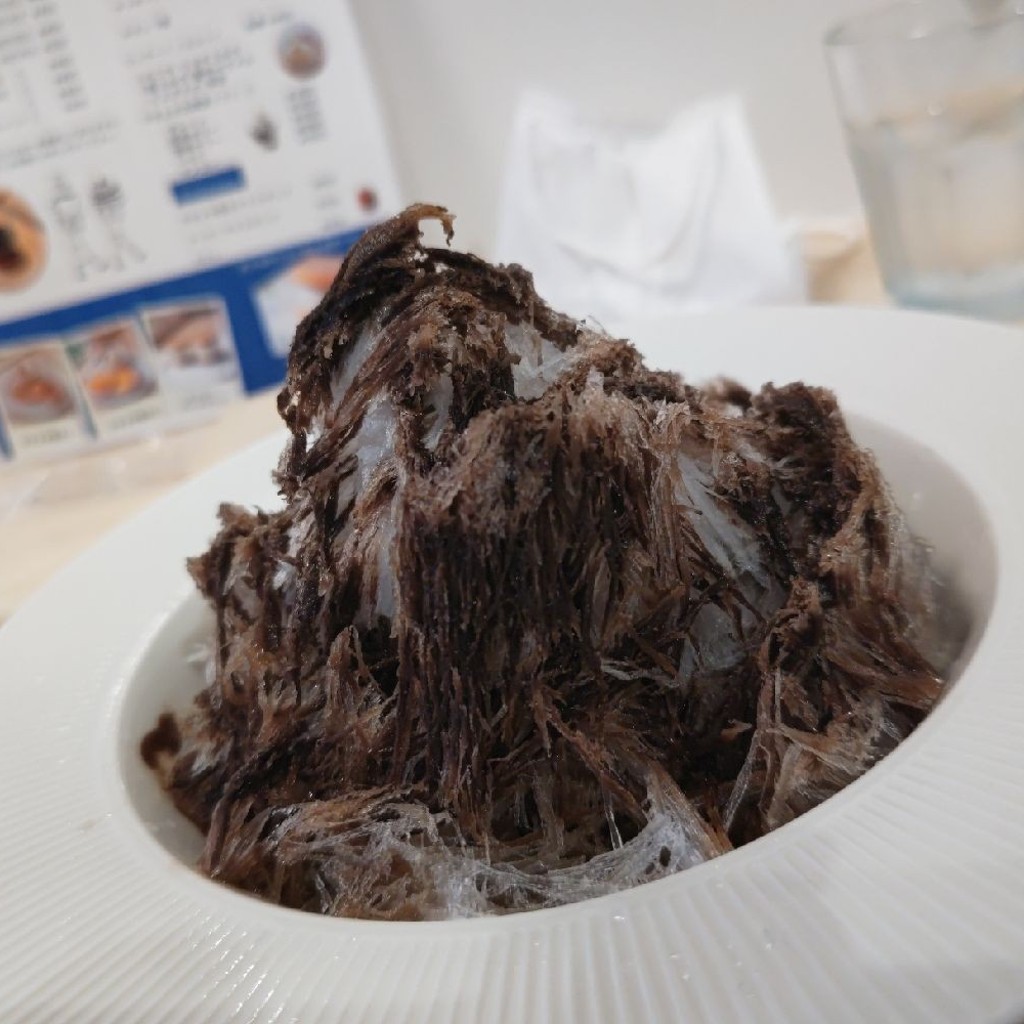 ユーザーが投稿したチョコレート かき氷の写真 - 実際訪問したユーザーが直接撮影して投稿した神田北通カフェひきよせかふぇの写真