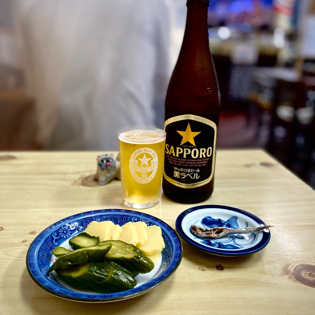 ユーザーが投稿したビールの写真 - 実際訪問したユーザーが直接撮影して投稿した和徳町定食屋三忠食堂 本店の写真
