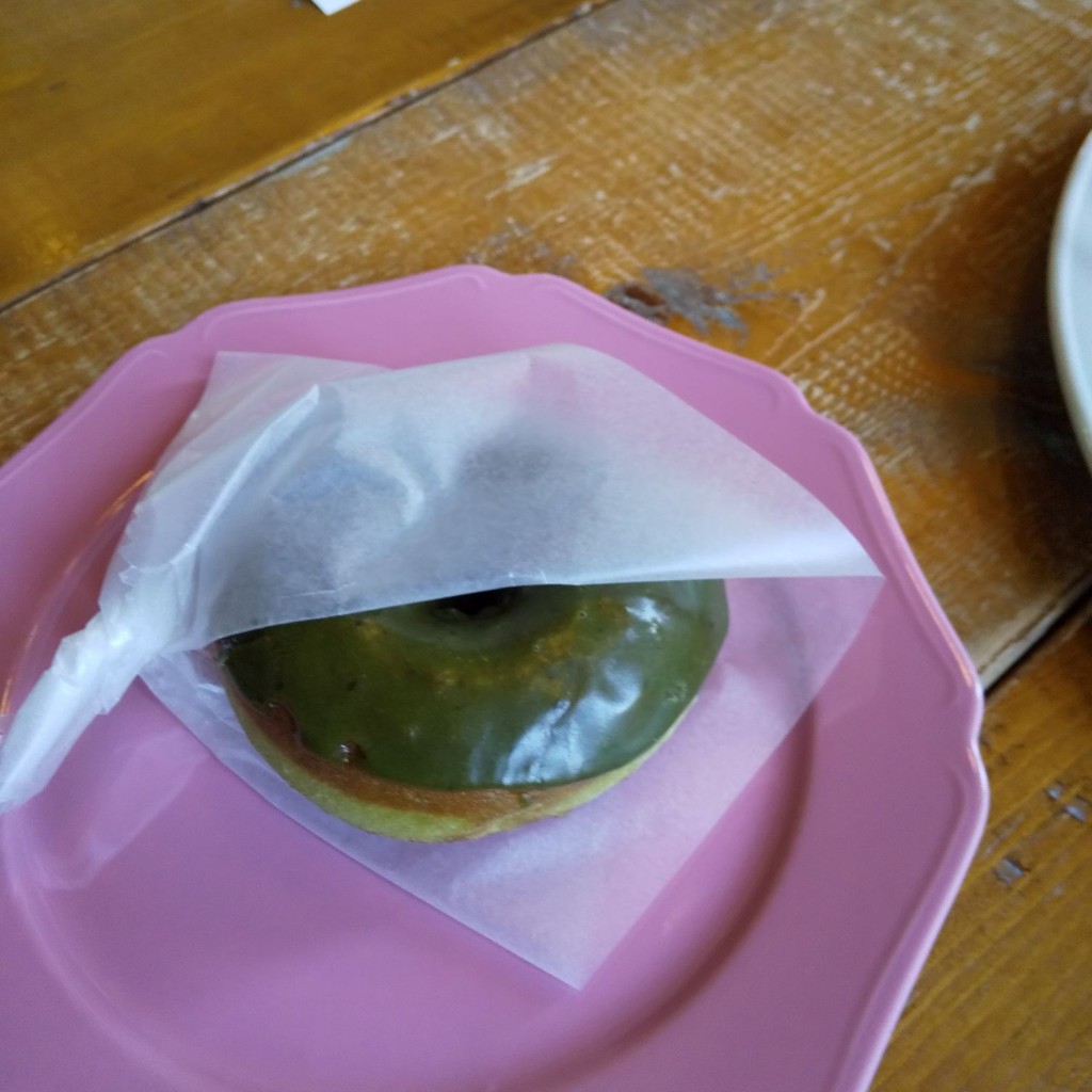 ユーザーが投稿した西尾抹茶ドーナツの写真 - 実際訪問したユーザーが直接撮影して投稿した中田町カフェZARAME CLASSICの写真