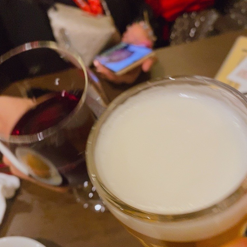 ユーザーが投稿したジャパン赤グラスの写真 - 実際訪問したユーザーが直接撮影して投稿した丸の内イタリアンコナ 甲府店の写真