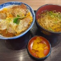 カツ丼 ミニ麺セット - 実際訪問したユーザーが直接撮影して投稿した雲井通丼もの丼丼亭 三宮サンシティ店の写真のメニュー情報