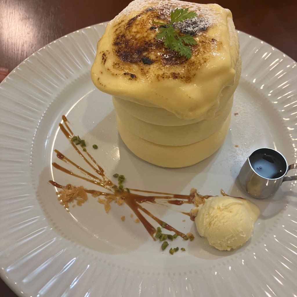 ユーザーが投稿したSクラシックパンケーキの写真 - 実際訪問したユーザーが直接撮影して投稿した角田町カフェロカンダの写真