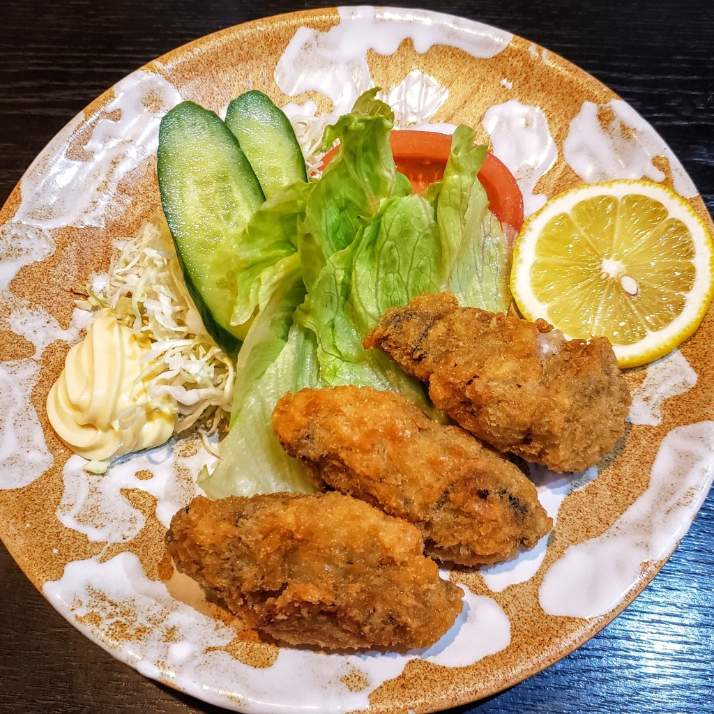 ユーザーが投稿したカキフライの写真 - 実際訪問したユーザーが直接撮影して投稿した居島和食 / 日本料理清みずの写真
