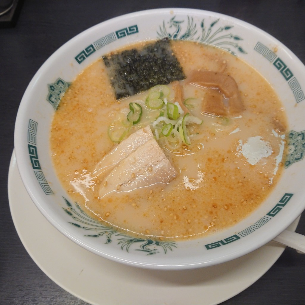 ユーザーが投稿したとんこつラーメンの写真 - 実際訪問したユーザーが直接撮影して投稿した溝口中華料理日高屋 溝の口Qiz店の写真