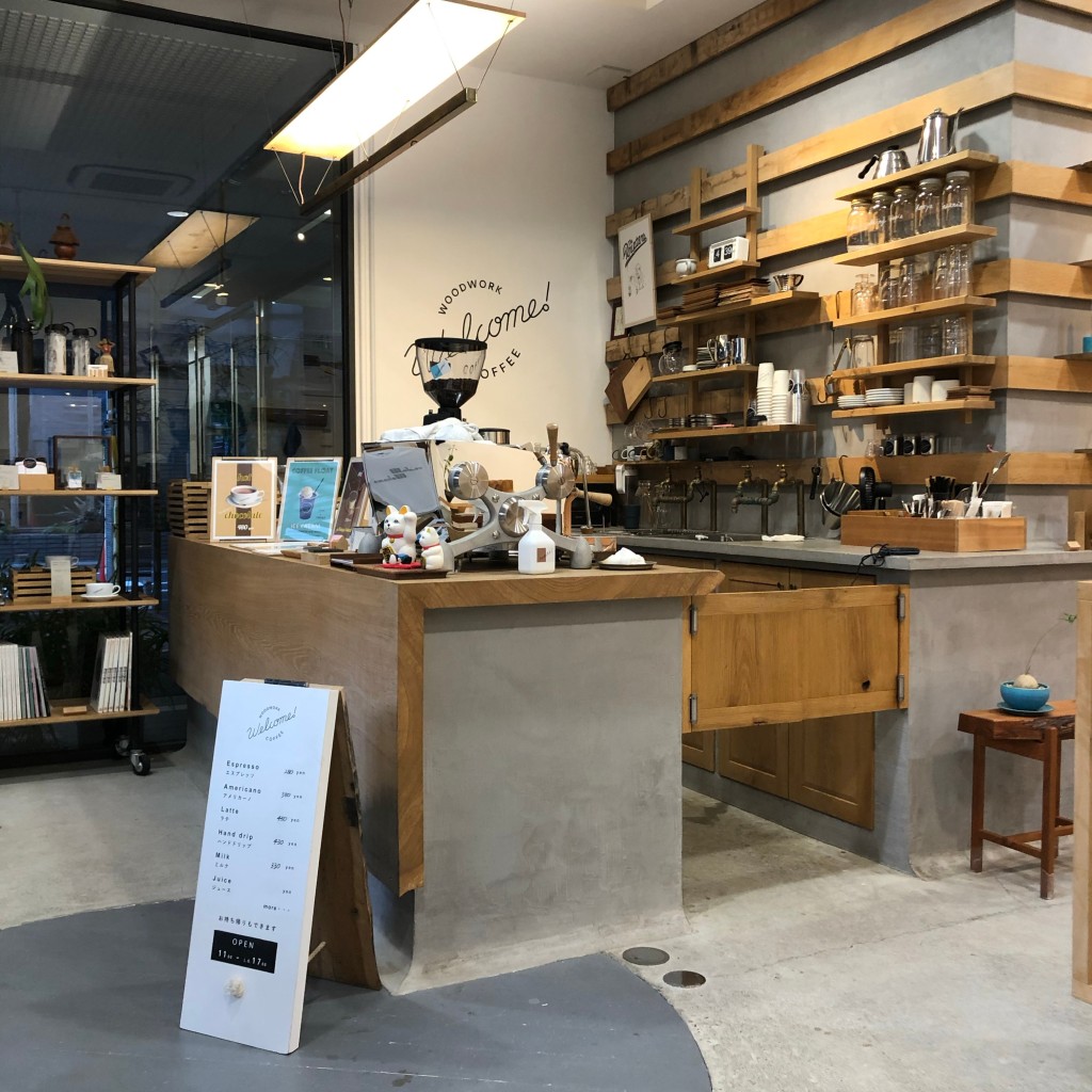 実際訪問したユーザーが直接撮影して投稿した台東カフェWoodwork Welcome Coffeeの写真