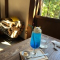 クリームソーダ - 実際訪問したユーザーが直接撮影して投稿した山際カフェICHI CAFEの写真のメニュー情報