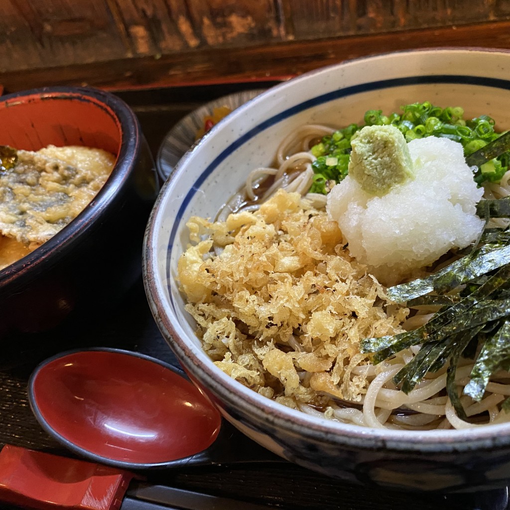 ユーザーが投稿したいか天丼セット(おろし)の写真 - 実際訪問したユーザーが直接撮影して投稿した中吉田うどん錨の写真