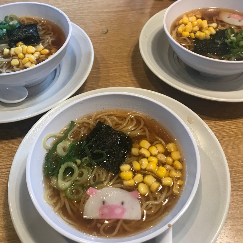 ユーザーが投稿したお子さまラーメンの写真 - 実際訪問したユーザーが直接撮影して投稿した上天神町ラーメン専門店丸源ラーメン 高松上天神店の写真