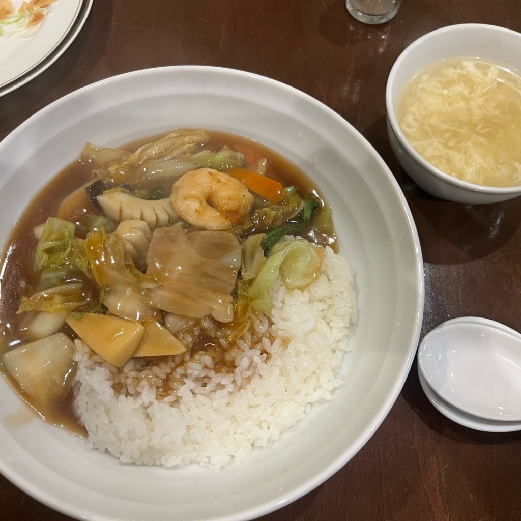 ユーザーが投稿した中華丼の写真 - 実際訪問したユーザーが直接撮影して投稿した祇園中華料理彩食中華 中の家の写真