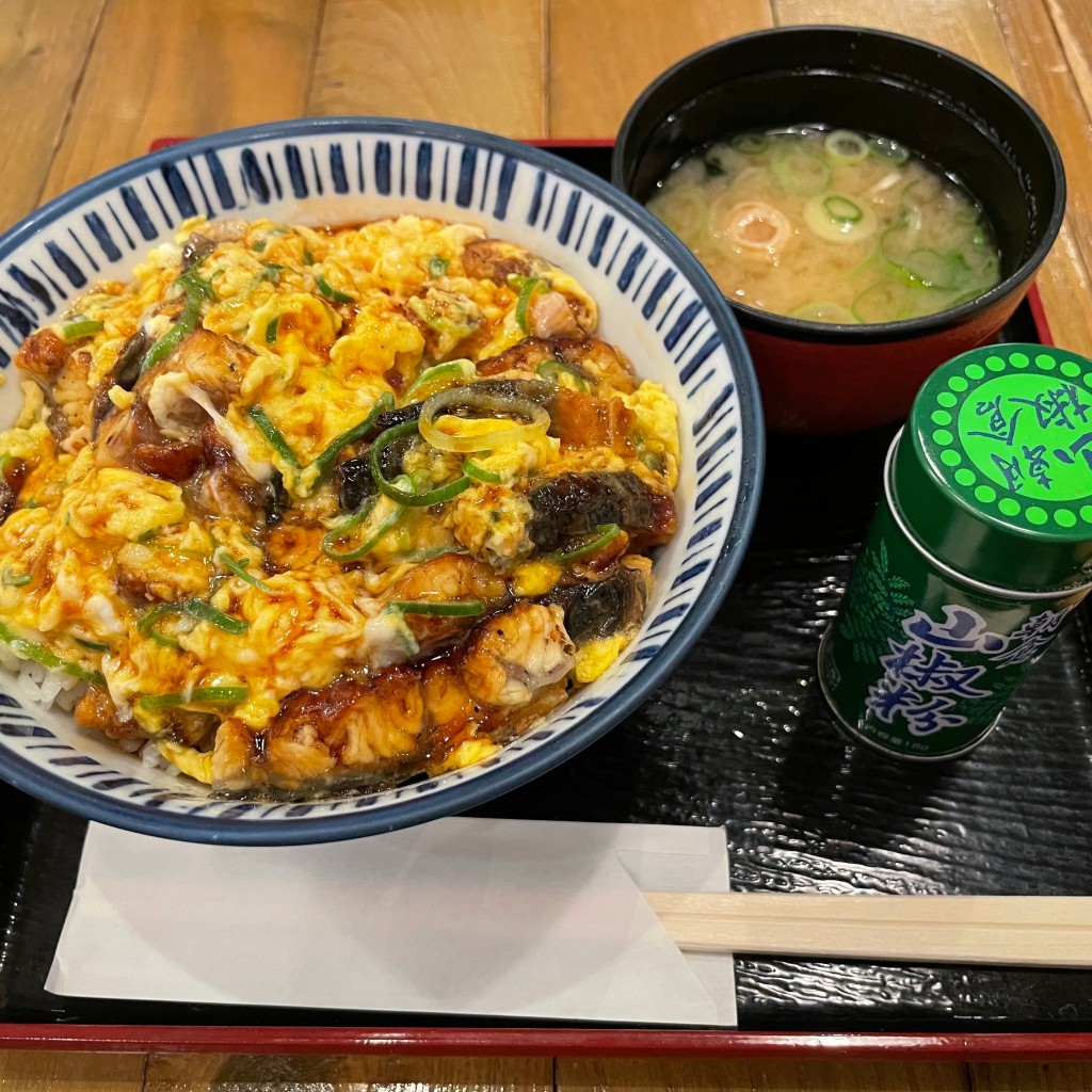 ユーザーが投稿したうな玉丼の写真 - 実際訪問したユーザーが直接撮影して投稿した天ぷらまめ寅 りんくうプレミアムアウトレットの写真