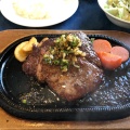 リブロースステーキ定食 - 実際訪問したユーザーが直接撮影して投稿した新村洋食あんだんての写真のメニュー情報