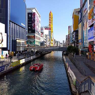 実際訪問したユーザーが直接撮影して投稿した河川道頓堀川の写真