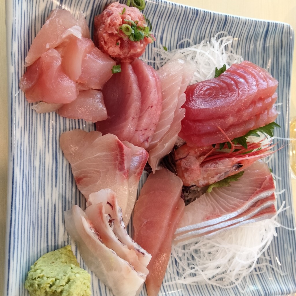 ユーザーが投稿した刺盛の写真 - 実際訪問したユーザーが直接撮影して投稿した川口町魚介 / 海鮮料理シーフードレストラン うおっせの写真