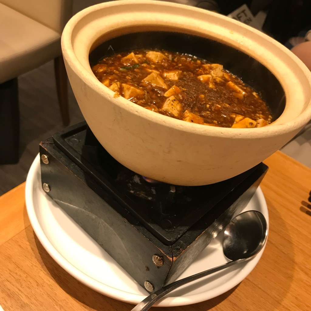 ユーザーが投稿した麻婆豆腐の写真 - 実際訪問したユーザーが直接撮影して投稿した銀座上海料理上海湯包小館 西銀座店の写真