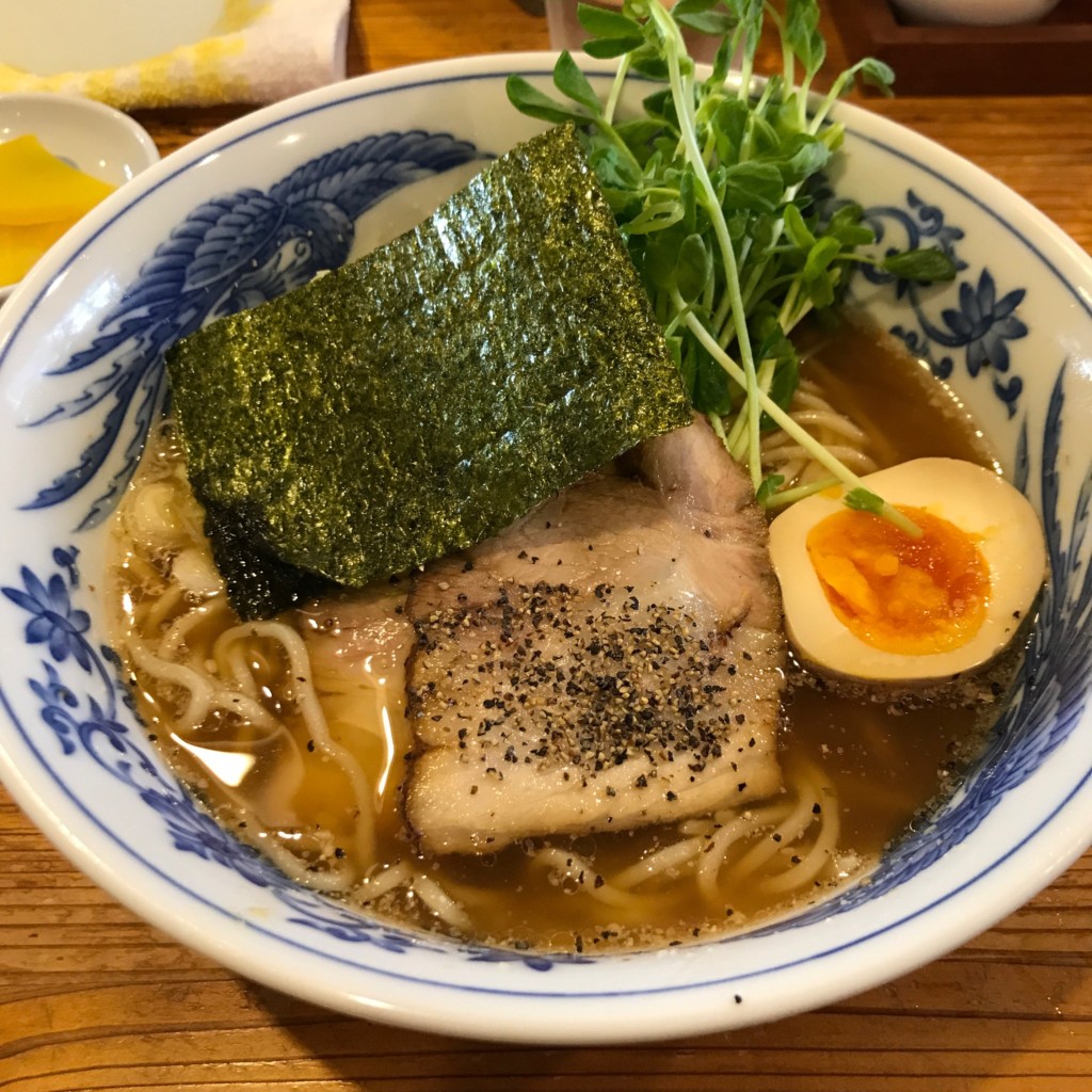 ユーザーが投稿した鶏こく麺 しょうが風味の写真 - 実際訪問したユーザーが直接撮影して投稿した伊集院町郡ラーメン / つけ麺はしにし家の写真