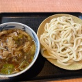 肉つけ汁うどん - 実際訪問したユーザーが直接撮影して投稿した御蔵うどん久兵衛屋 大宮みくら店の写真のメニュー情報