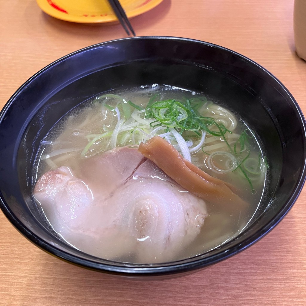 ユーザーが投稿した420円ラーメンの写真 - 実際訪問したユーザーが直接撮影して投稿した神松寺回転寿司スシロー福岡神松寺店の写真