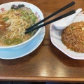 チャーハン定食 - 実際訪問したユーザーが直接撮影して投稿した七番町ラーメン専門店来来亭 モール9番街店の写真のメニュー情報