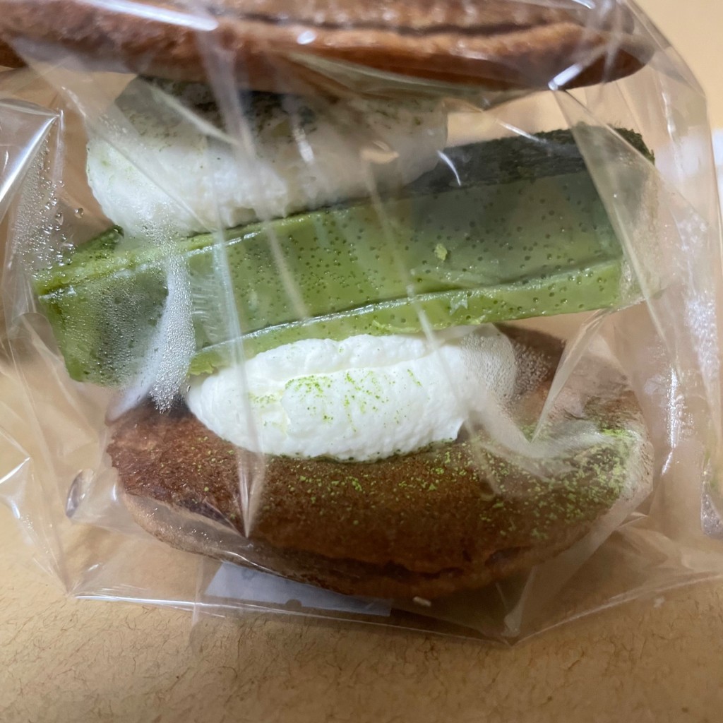 ユーザーが投稿した抹茶テリーヌの写真 - 実際訪問したユーザーが直接撮影して投稿した阪手和菓子DORAYAKI LAB .KOTONOWA+の写真