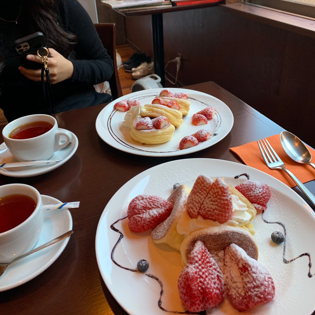 炭焼きパンケーキさんが投稿した板屋町パンケーキのお店La Pullman Caffe/ラ プルマン カフェの写真