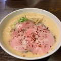 鶏豚骨ラーメン(ドロ味噌) - 実際訪問したユーザーが直接撮影して投稿した日之出西本町ラーメン専門店麺飯食堂 三羽鴉の写真のメニュー情報