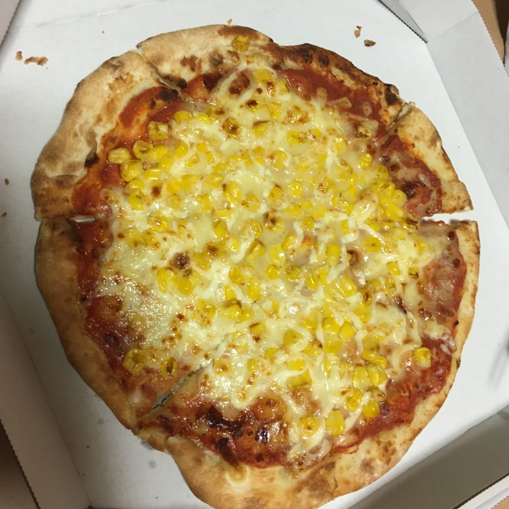 ユーザーが投稿したマヨコーンピザの写真 - 実際訪問したユーザーが直接撮影して投稿した南類家ファミリーレストランガスト 八戸類家店の写真