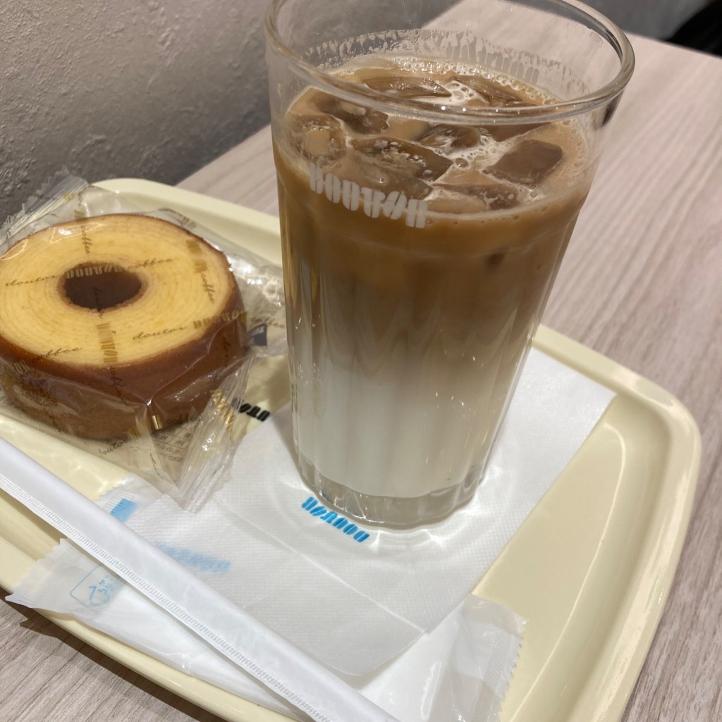 ユーザーが投稿したカフェ・ラテの写真 - 実際訪問したユーザーが直接撮影して投稿した道玄坂カフェドトールコーヒーショップ 渋谷道玄坂店の写真