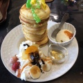 パンケーキ - 実際訪問したユーザーが直接撮影して投稿した朝代西カフェ夢かふぇの写真のメニュー情報