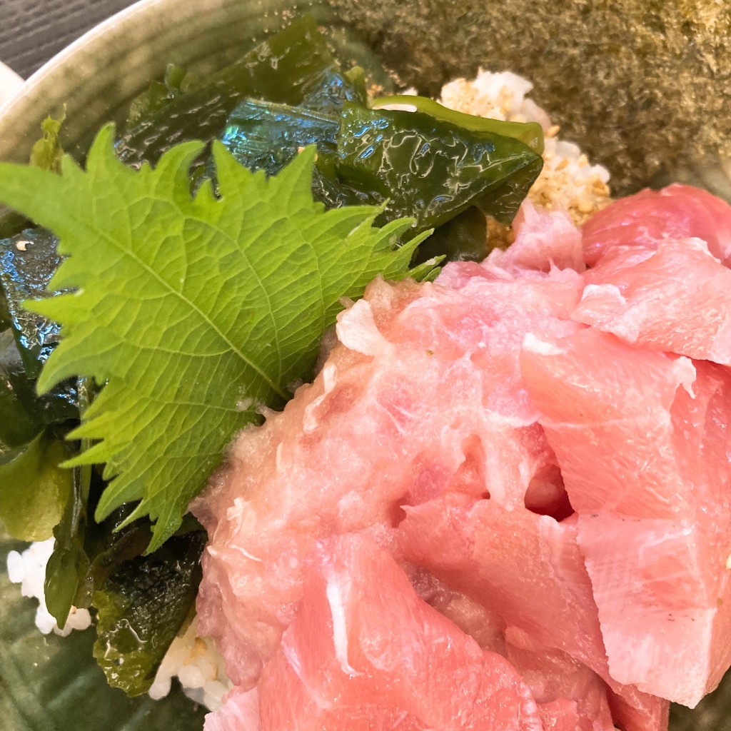 ユーザーが投稿したマグロねぎとろ丼の写真 - 実際訪問したユーザーが直接撮影して投稿した西新井栄町丼ものいわいたけし丼 アリオ西新井店の写真