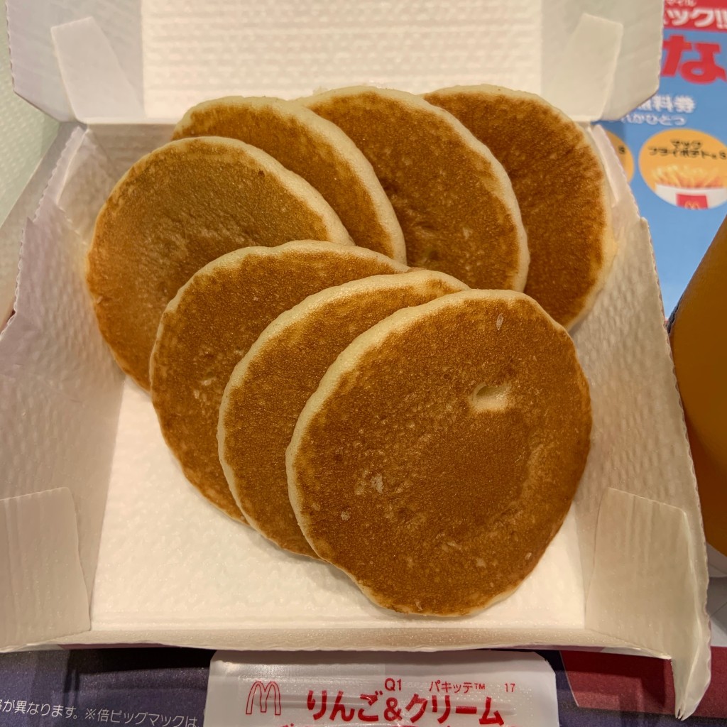 ユーザーが投稿したプチパンケーキの写真 - 実際訪問したユーザーが直接撮影して投稿した西新宿ファーストフードマクドナルド 新宿西口店の写真