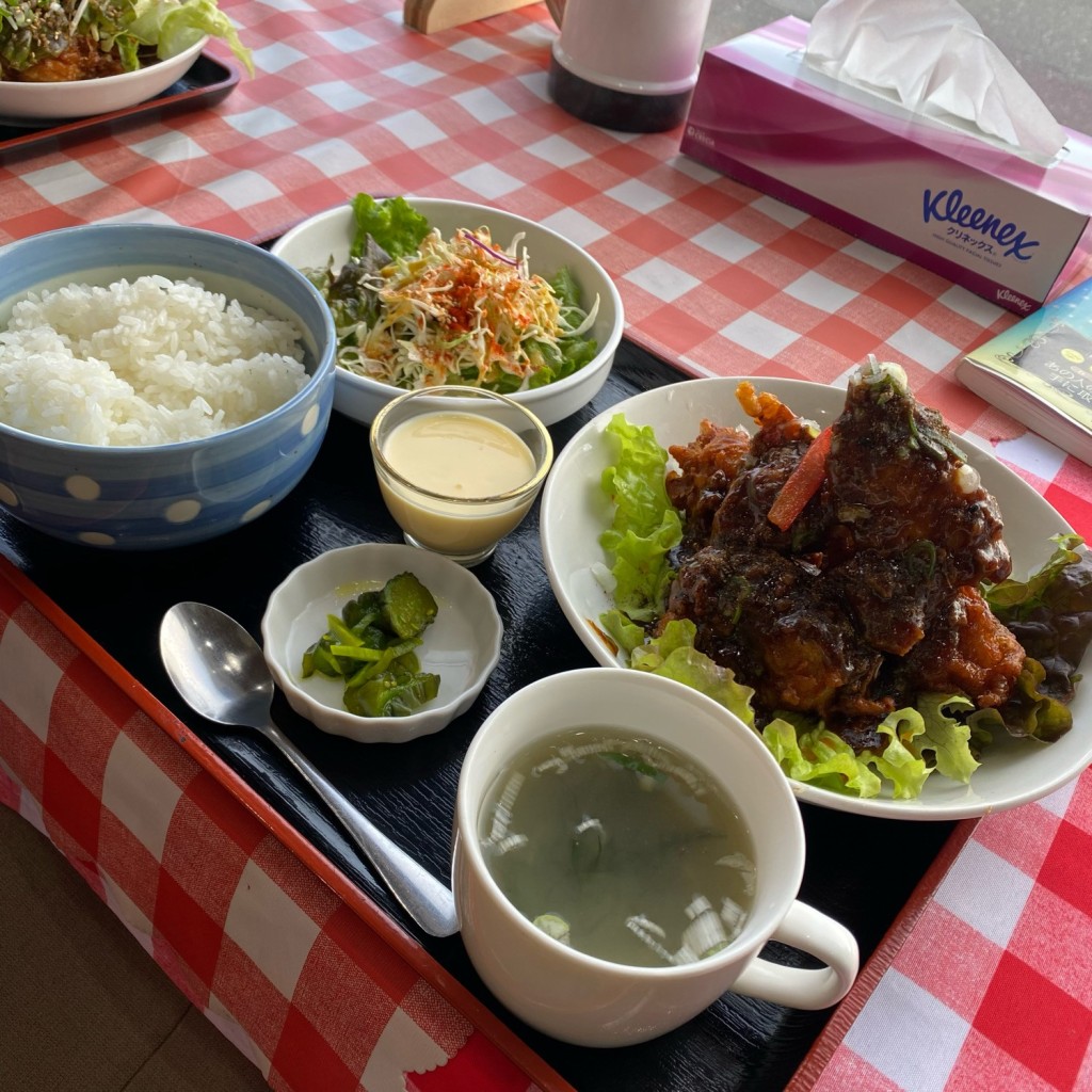ユーザーが投稿したからあげ麻婆の写真 - 実際訪問したユーザーが直接撮影して投稿した永田町定食屋ふくくるしょくどうの写真