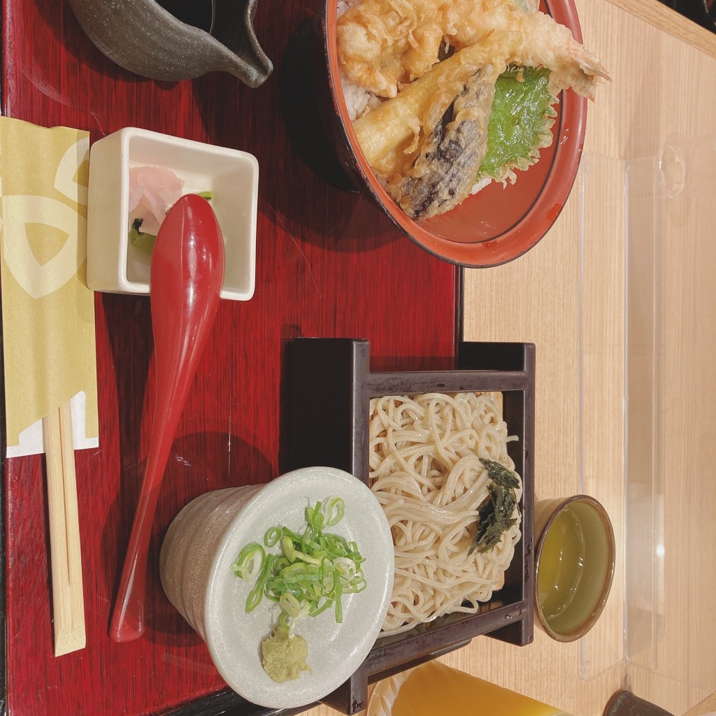 ユーザーが投稿した天丼セットの写真 - 実際訪問したユーザーが直接撮影して投稿した柴崎町そば蕎旬の写真