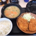 とん汁定食 (ヒレカツ) - 実際訪問したユーザーが直接撮影して投稿した白子とんかつかつや 和光白子店の写真のメニュー情報