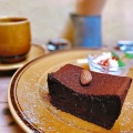 チョコレートケーキ - 実際訪問したユーザーが直接撮影して投稿した佐竹町カフェヱントツコーヒー舎の写真のメニュー情報